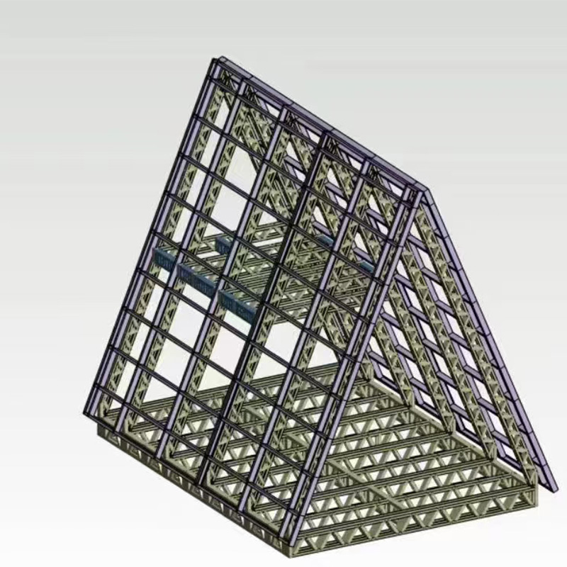 Rapid-Deploy Emergency Light Steel a Frame House Portable Modular Cabin Prefabricated Shelter