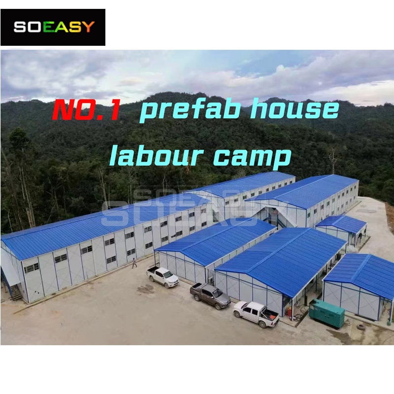 Chinese Manufacturers Labor Camp Construction Site Dormitory Modular Prefabricated Temporary Site Accommodation Prefab House