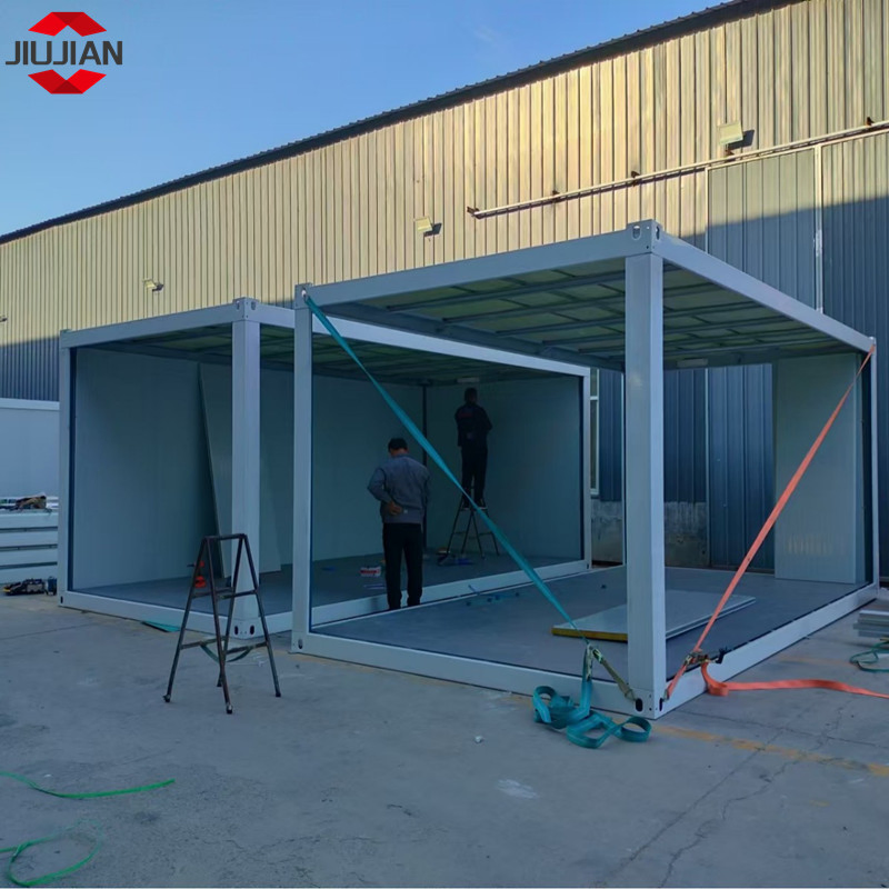 20FT Prefabricated Movable/Mobile Prefab Flat Pack Modular Folding/Fold/Foldable Detachable Living Container House for Dormitory/Office/Hotel/Labor Camp/School