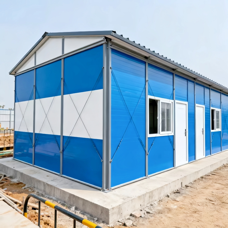 Construction Site Temporary Dormitory Office EPS Sandwich Panel Prefab Living House