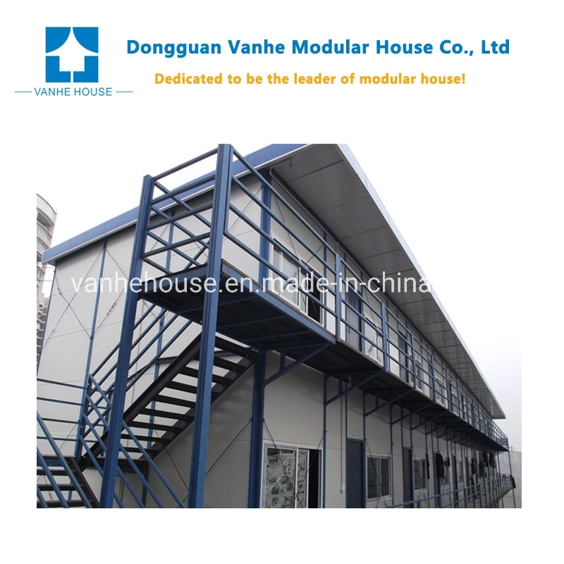 Single Storey Light Steel Structure Prefabricated Sandwich Panel House with Small Kitchen Design