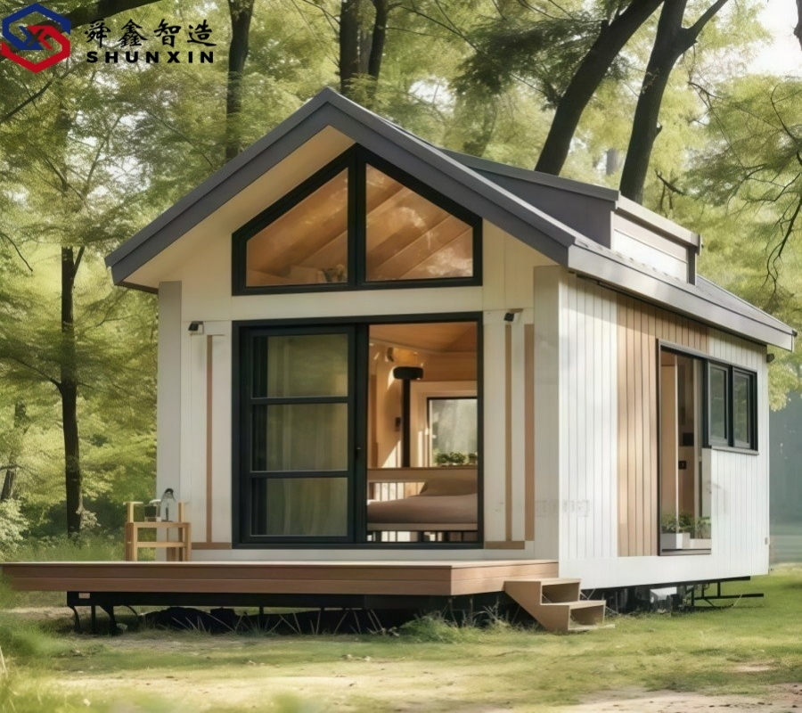 Double Storey Light Steel Pod Modular China Mobile Luxury Prefab Villa Prefabricated House