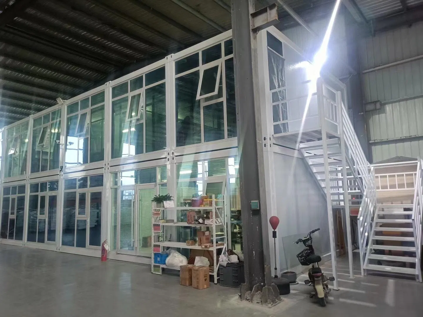 Module Prefabricated 2 Floor Prefab Light Steel Shipping Container Building House