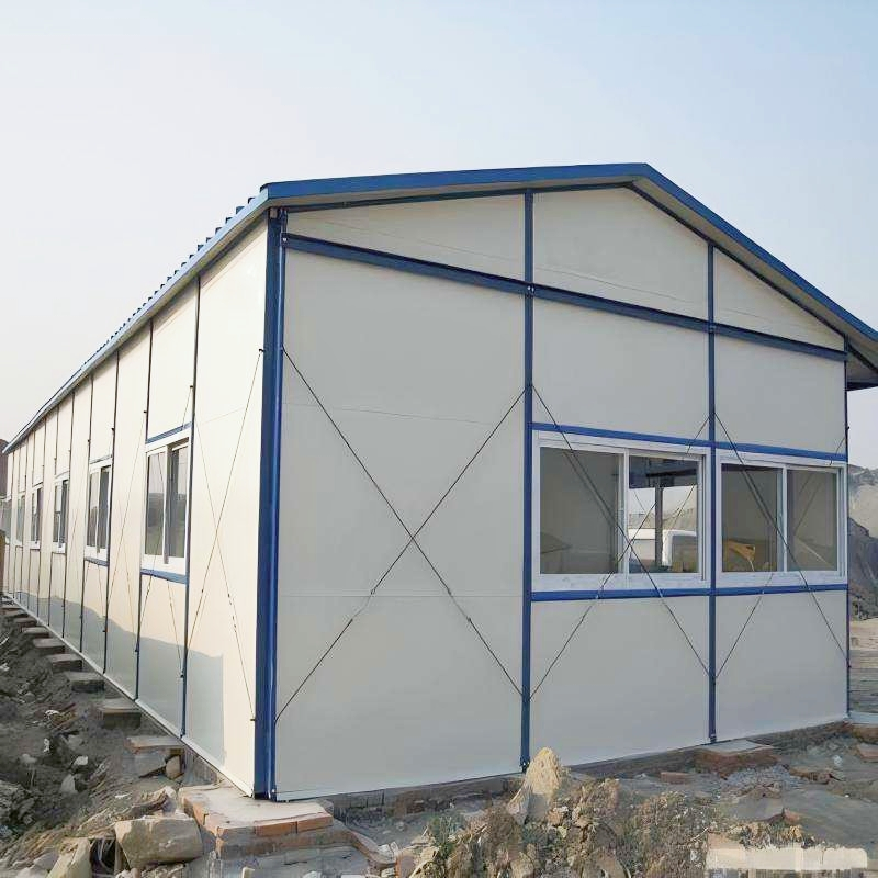 Construction Site Temporary Dormitory Office EPS Sandwich Panel Prefab Living House