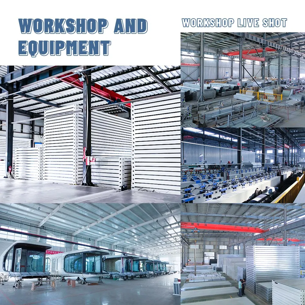 Prefabricated 20FT Modular Home Office Workshop Waterproof Flat Pack Container House