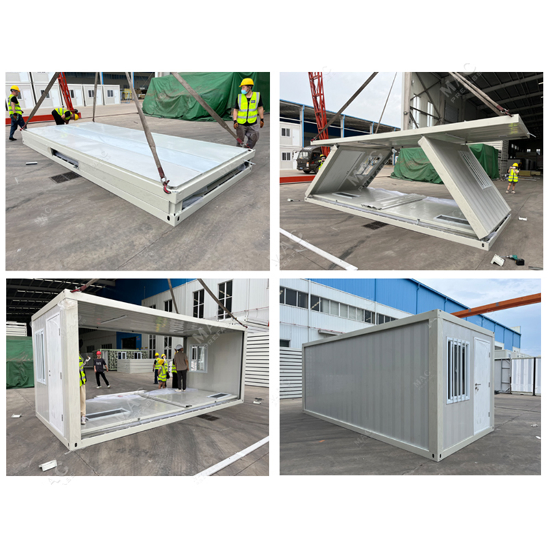 China Factory Price 40FT Easy Install Foldable Ready Made Big Size Folding Modular Prefab Prefabricated Container House