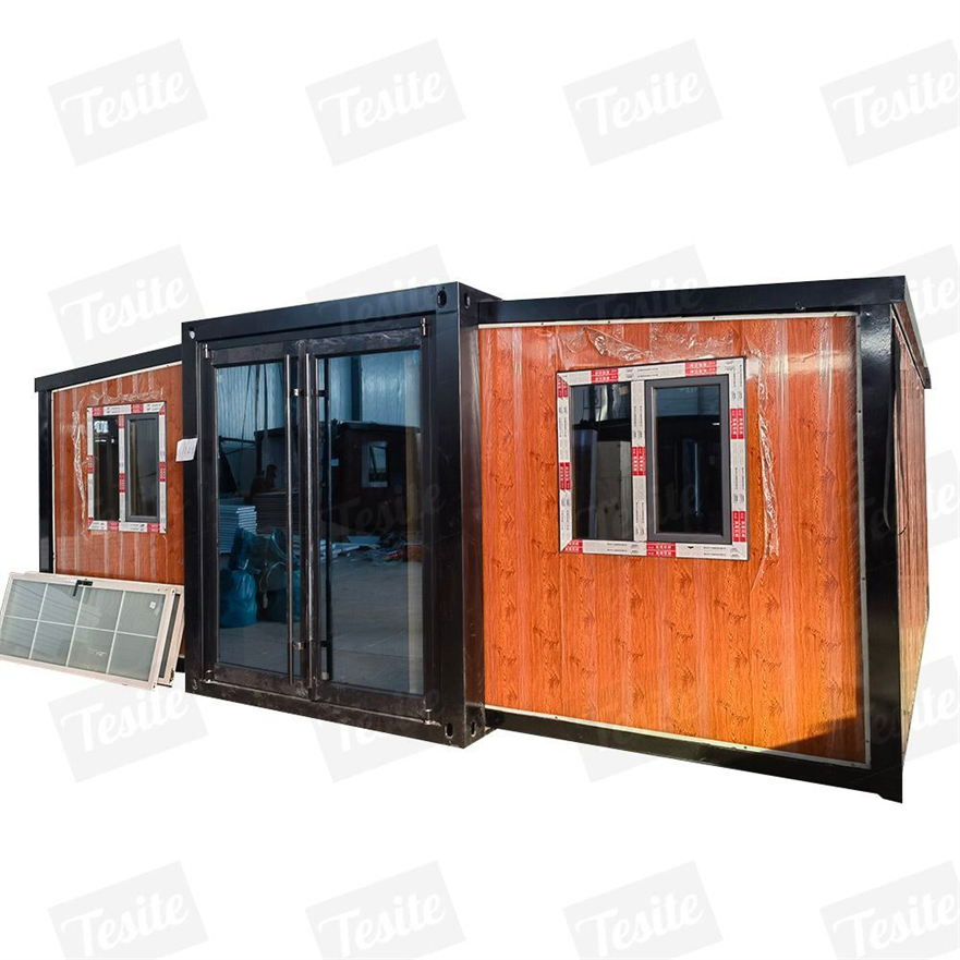 20FT 30FT 40FT Customized 2 Bedroom 1 Bathroom Luxury Prefabricated Modular Office Home Expandable Container House