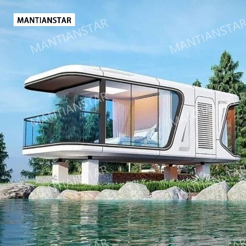 Hot Sale Modern Luxury Expandable Container Waterproof Windproof Prefabricated Villa Capsule Vessel House