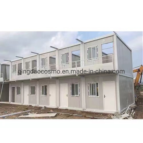 Factory Price 20FT Double Storey Prefab Modern Modular Labor Camp Detachable Container Office Prefabricated House for Sale