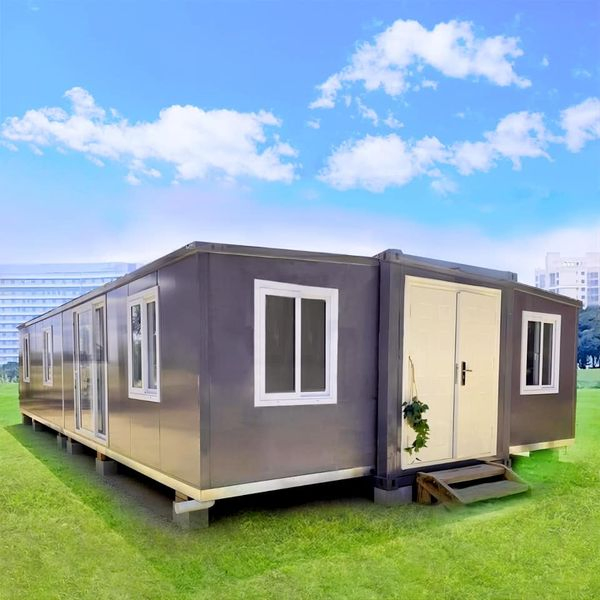 Fireproof EPS/PU Panel Expandable Container House Insulated Modular Prefabricated Home