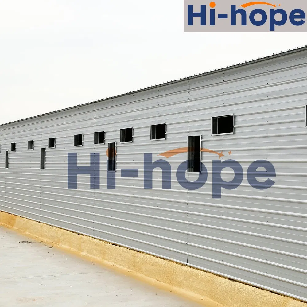 High Quality Prefabricated Steel Structure House with Compact Shipment Bolt Connection Superior Durability and Heat Insulated Farm Applications