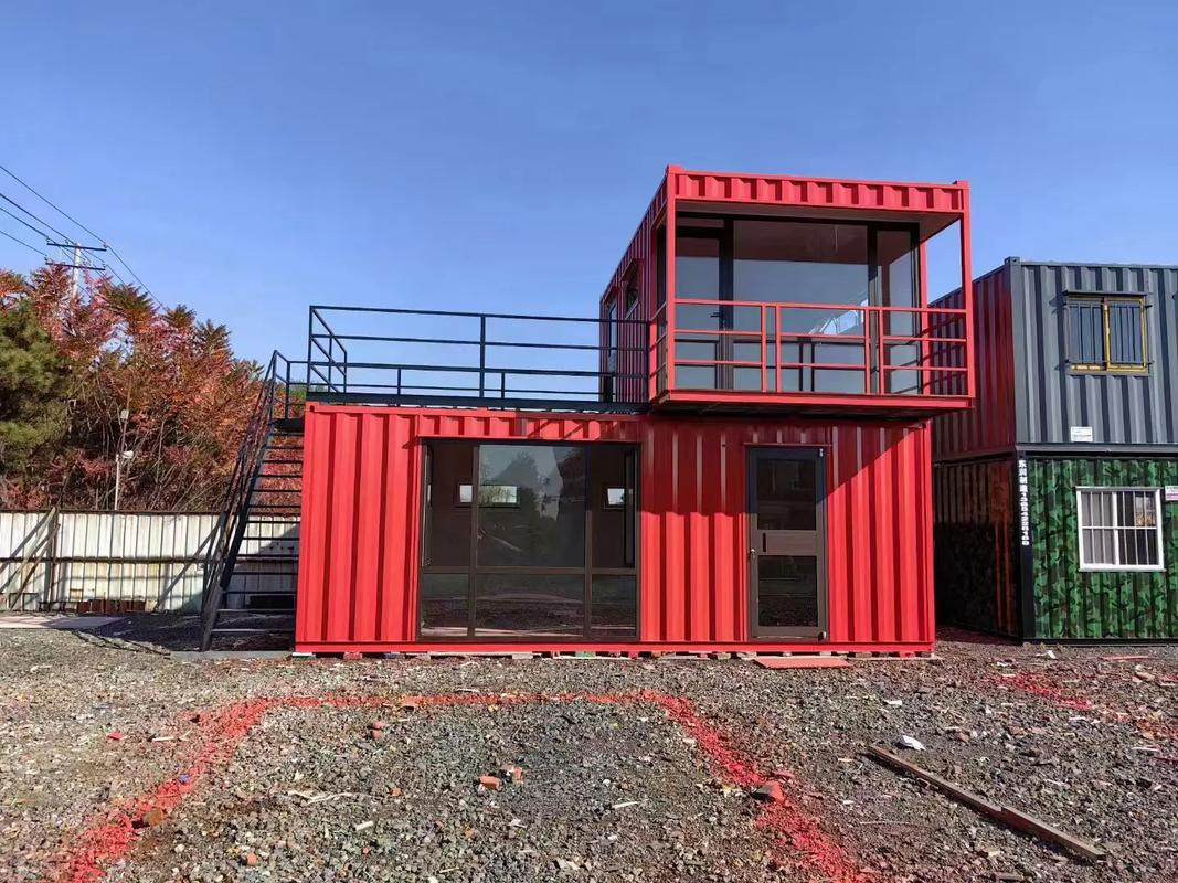 Expandable Prefabricated Container House -Modular House Foldable Steel Frame Portable Home for Office, Camping, Emergency Shelter -Quick Assembly &amp; Weatherproof