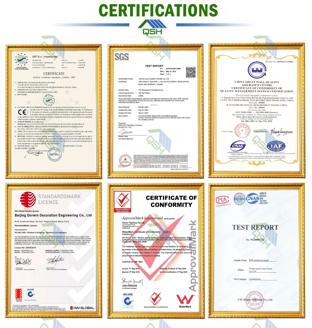 Certifications