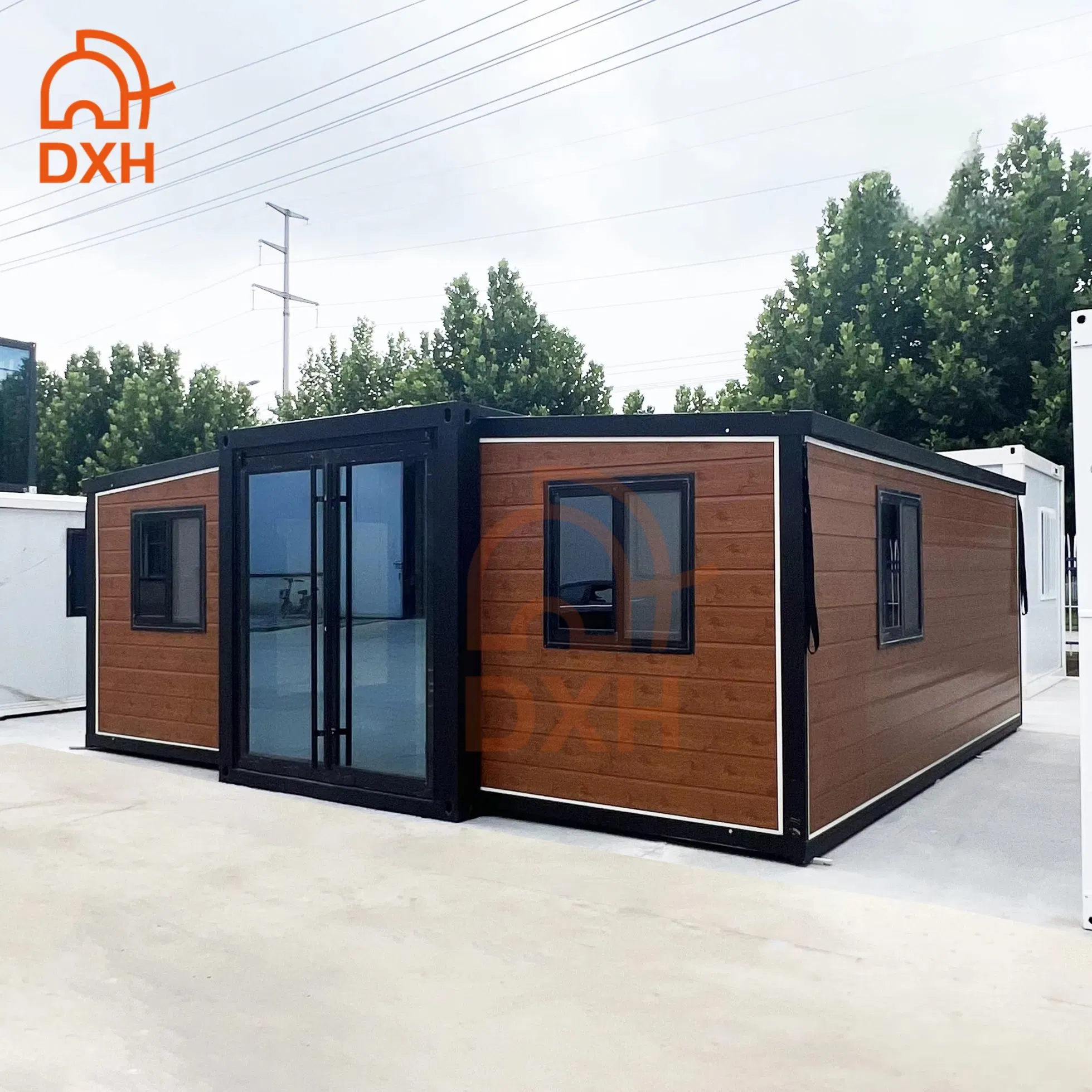 Prefabricated Mobile Villa Camp Expanding Resorts Beach Hut 10FT-40FT Customized Manufacture Camping Granny School Dormitory Expandable Foldable Container House