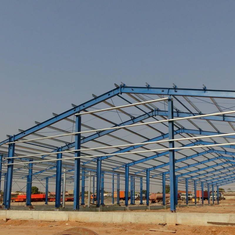 Steel Structure Factory Prefabricated Warehouse, Workshop Q345b/Q235B