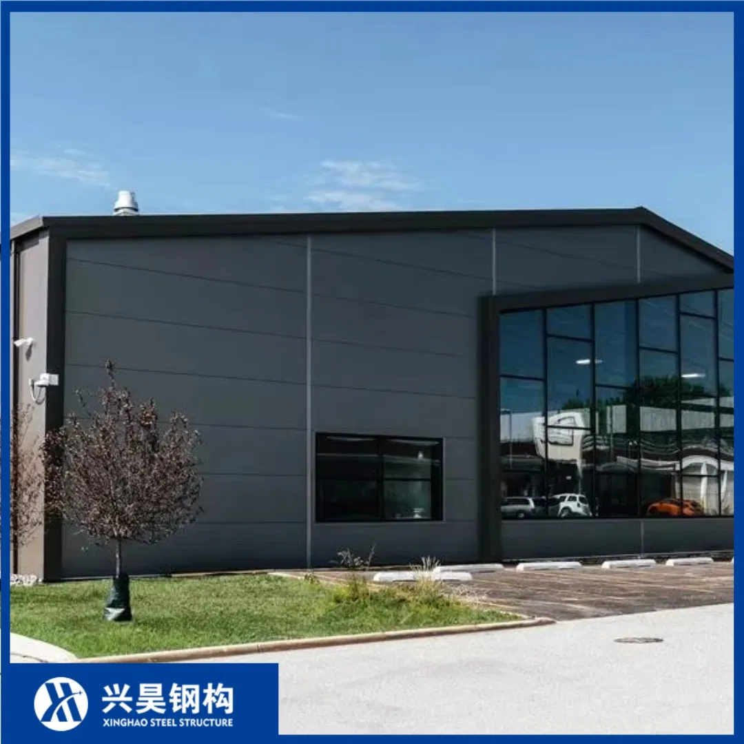 Hot-DIP Galvanized Box Column Heavy Steel Workshop Prefabricated/Prefab Industrial Metals Warehouse Heavy Steel Structure Workshop