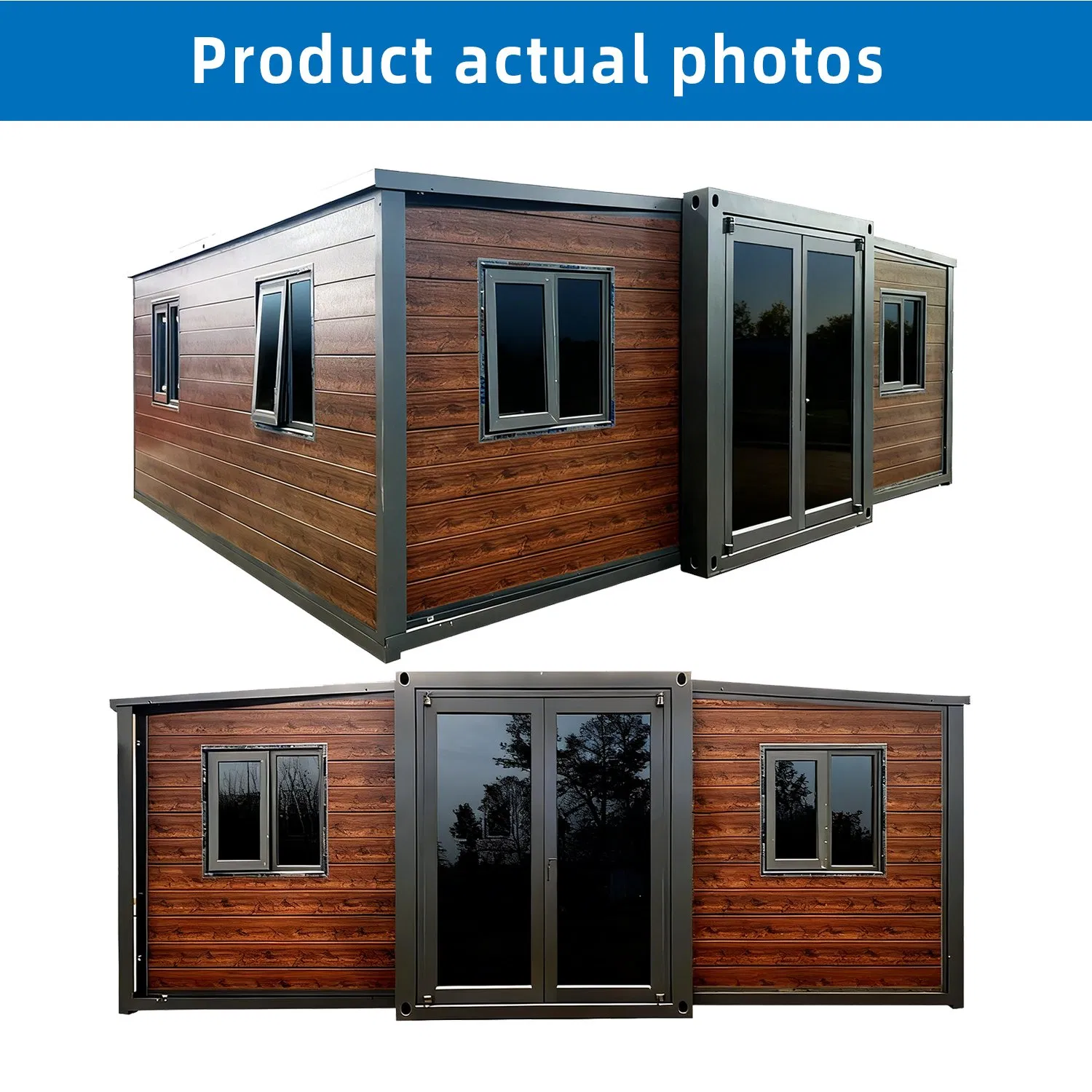 Prefab/Prefabricated Light Steel Integrated Fold/Folding Movable Tiny Capsule Living Transportable Camping/Camp 20/40FT Low Cost /Modern Collapsible House