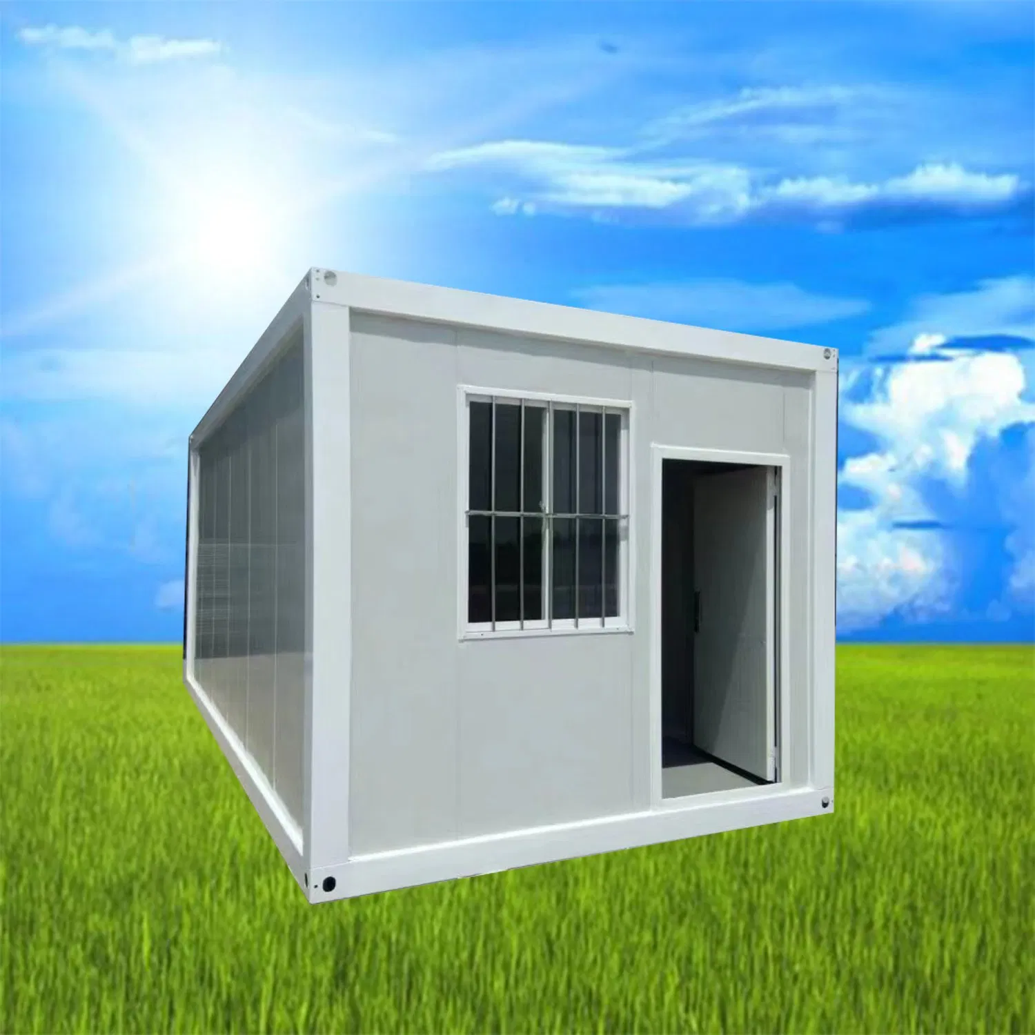 Prefabricated Double Layered Integrated House Family Residential Construction Site