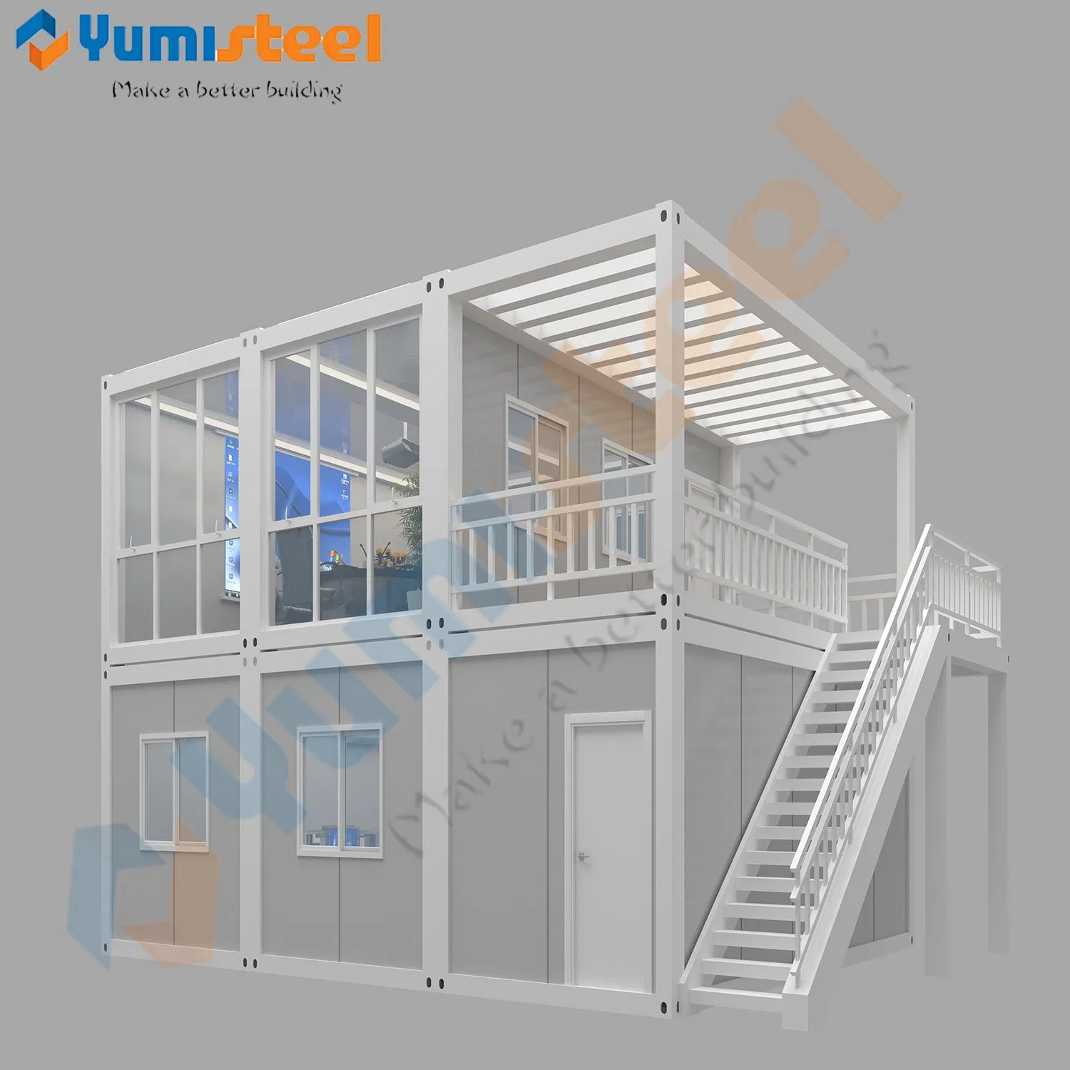 Fireproof Prefabricated Modular Luxury Container Beach Houses for Living