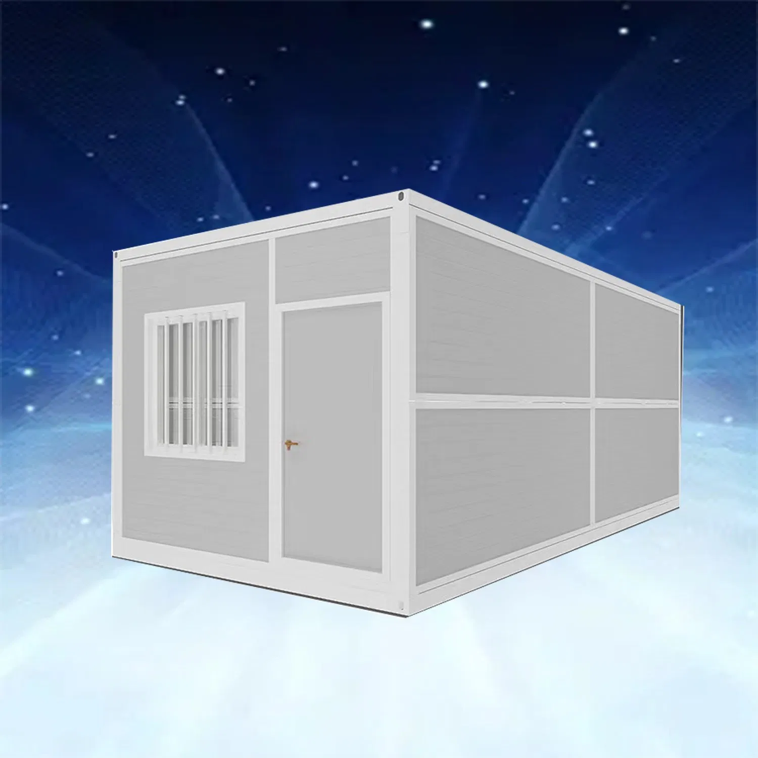 Simple Installation of Prefabricated Flat Packaging Containers for Offices/Stores/Accommodation