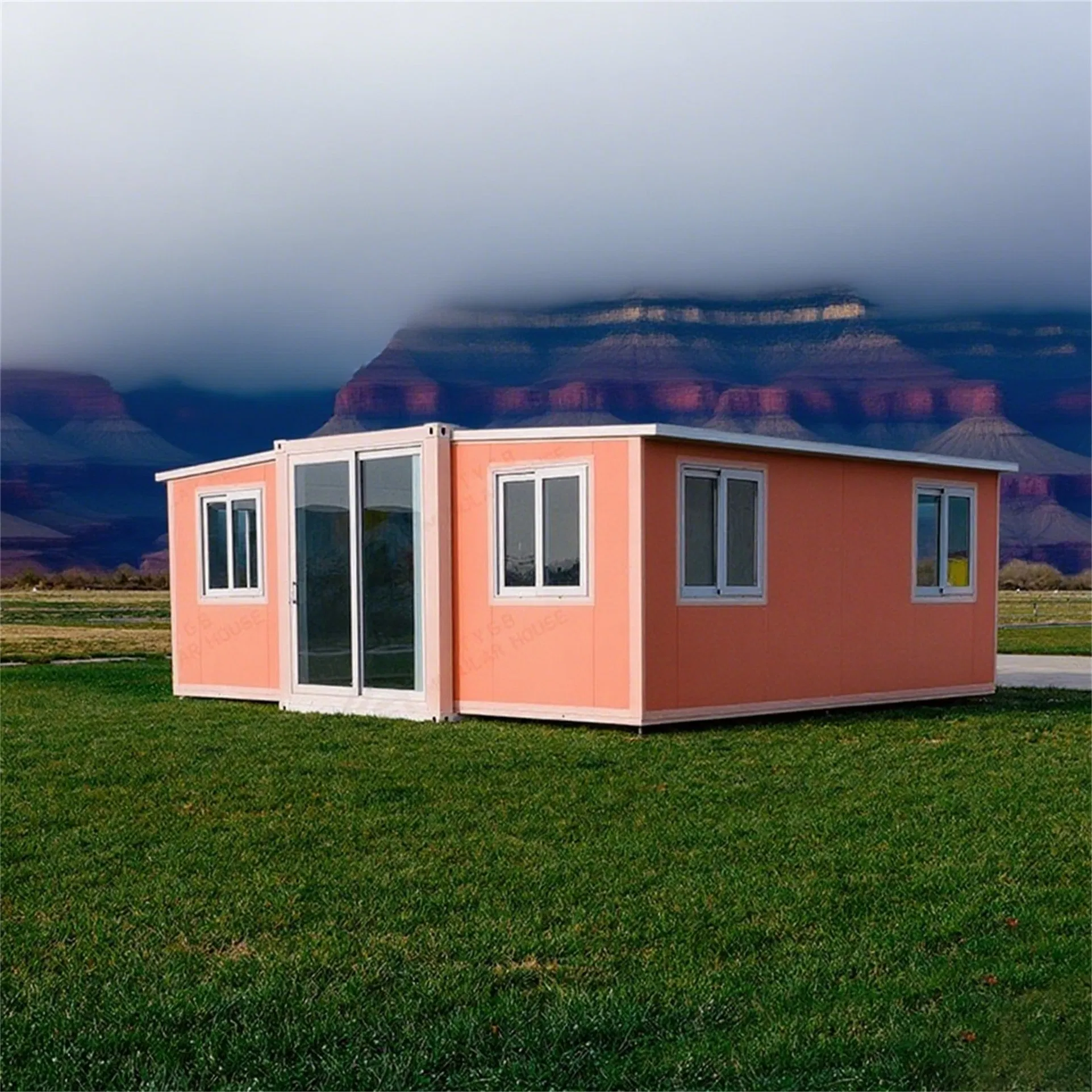 Easy Install Mobile Tiny Heat Insulated Prefabricated Expandable Container House Guard Caravan House Kits for Sale with Free Design