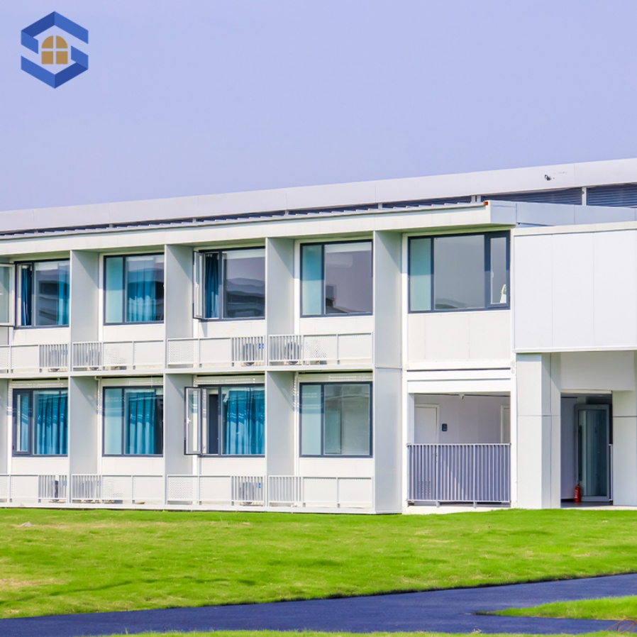 Customizable Site-Installable Windproof Fireproof Prefab Prefabricated Modular Container House for Hotel/Campsite Service Station/Vacation Village