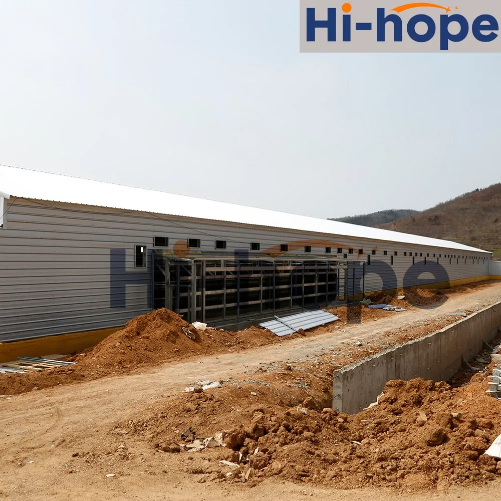 High Quality Prefabricated Steel Structure House with Compact Shipment Bolt Connection Superior Durability and Heat Insulated Farm Applications