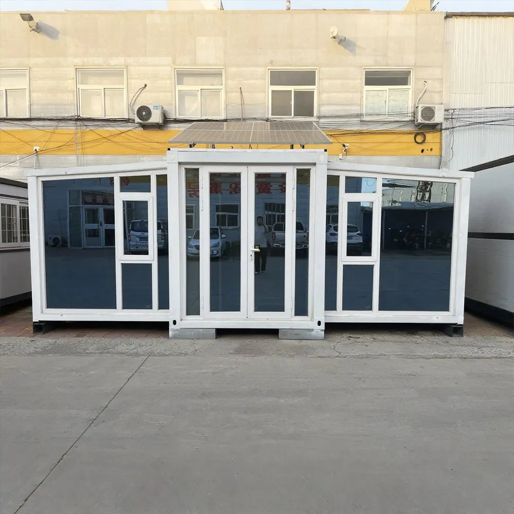 Prefab House Foldable Container Office with EPS Sandwich Panels Fireproof Design Shipping Container Hose Foldable House