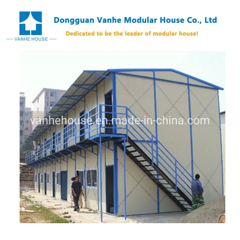 Single Storey Light Steel Structure Prefabricated Sandwich Panel House with Small Kitchen Design
