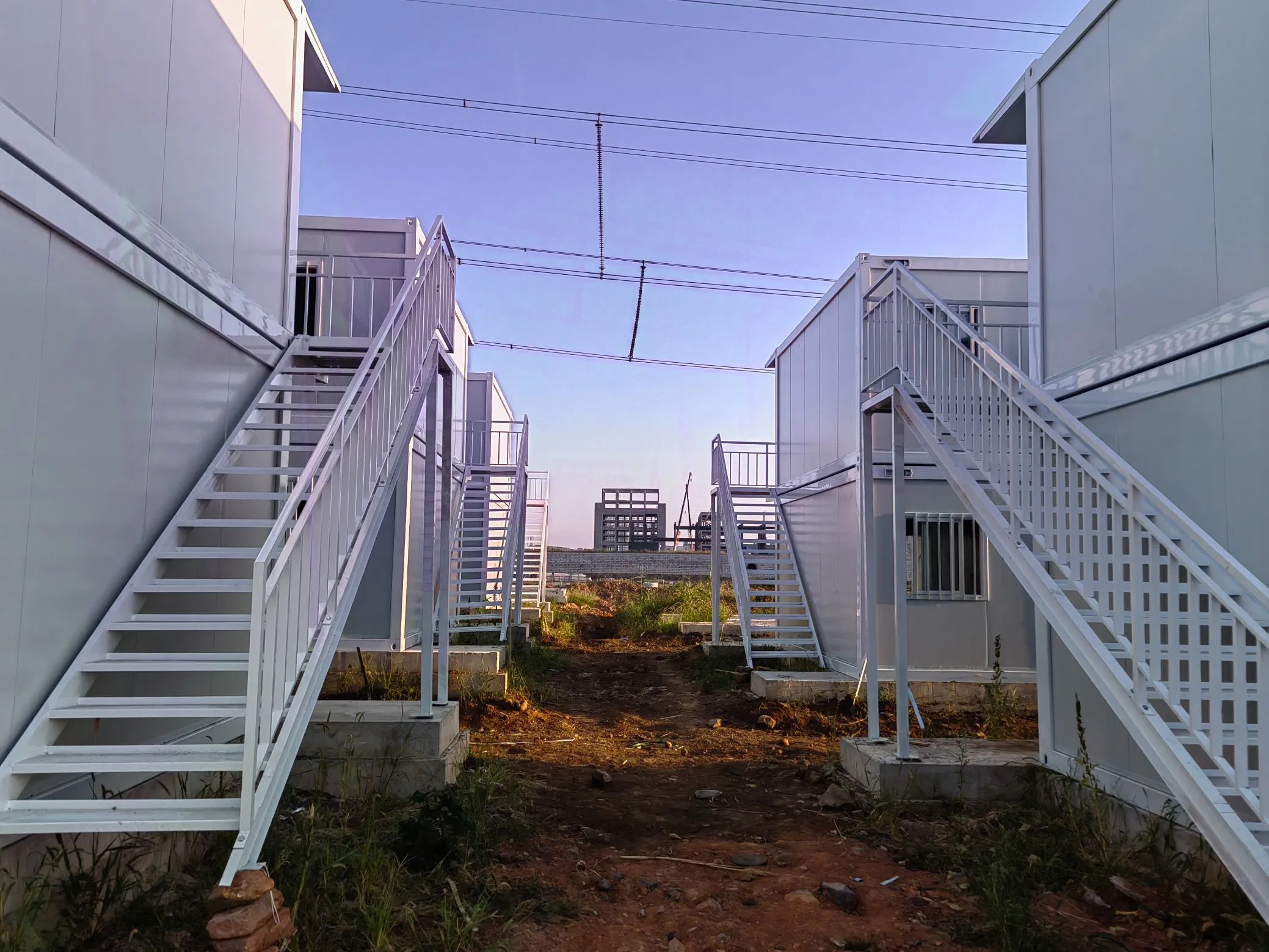 Single Storey Prefabricated House Modular Container Dormitory