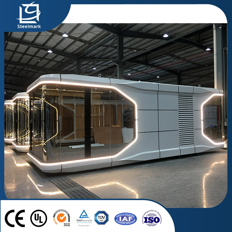 Luxury Prefab Light Steel Prefabricated Camping Capsule Hotel Tiny Modular House Prefabricated House Capsule House
