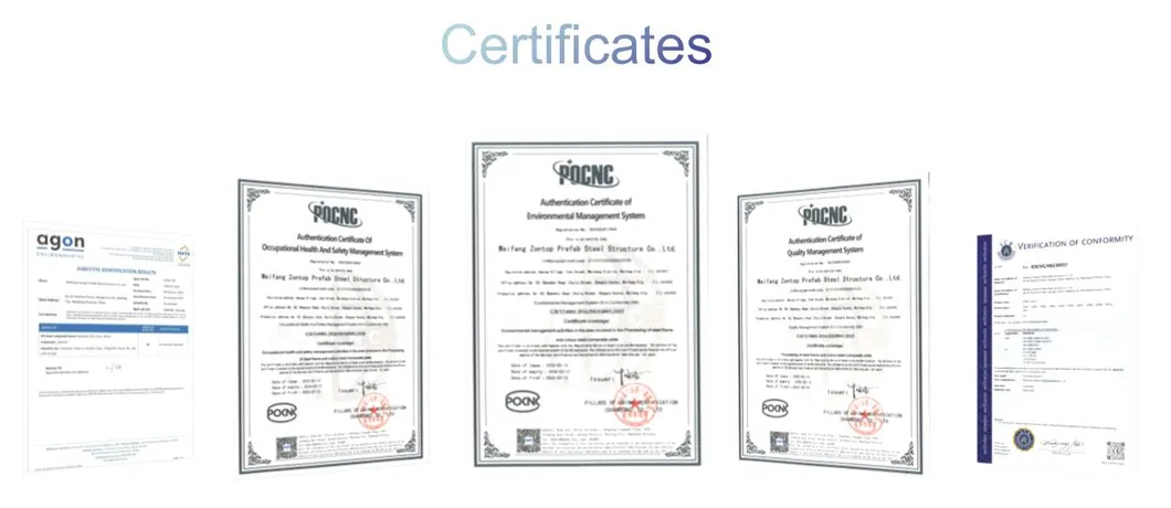 Quality Certifications