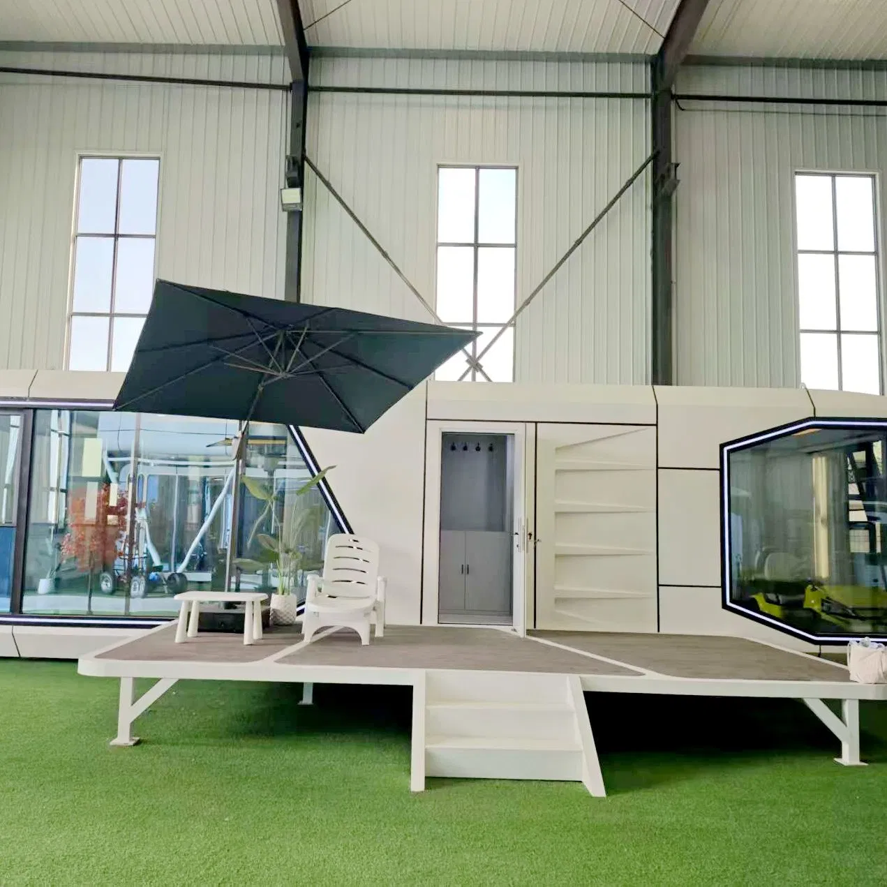 Prefab Modular Portable Waterproof Capsule House Prefabricated Vessel Hotel Sleep Pod Space Capsule