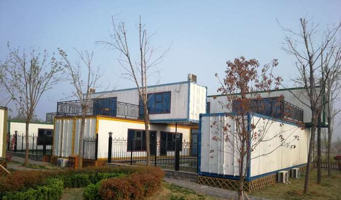 Expandable Prefabricated Container House -Modular House Foldable Steel Frame Portable Home for Office, Camping, Emergency Shelter -Quick Assembly &amp; Weatherproof