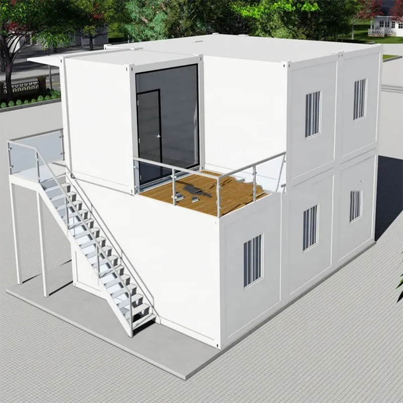 Customized Prefabricated Steel Frame Villa Container Houses