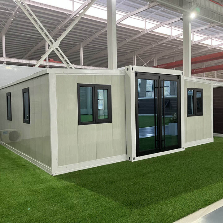 Waterproof 20 FT 40 FT Prefab Luxury Villa Folding Container Expandable House Prefabricated Mobile Home 2/3/4/5 Bedroom