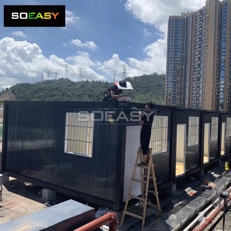 Customized Luxury Tiny Building Prefab Prefabricated Container House Container Villa Labor Camp Site Office Dormitory Housing