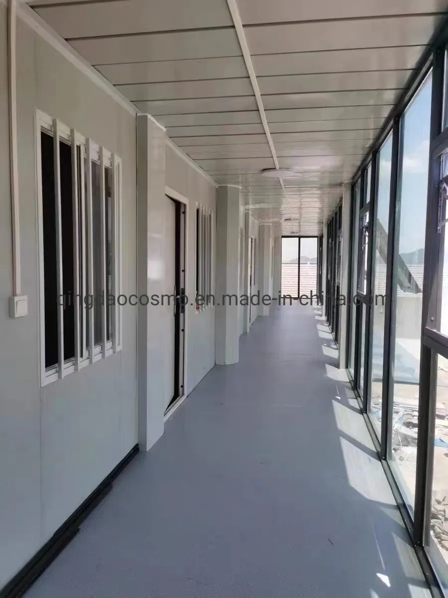 Factory Price 20FT Double Storey Prefab Modern Modular Labor Camp Detachable Container Office Prefabricated House for Sale