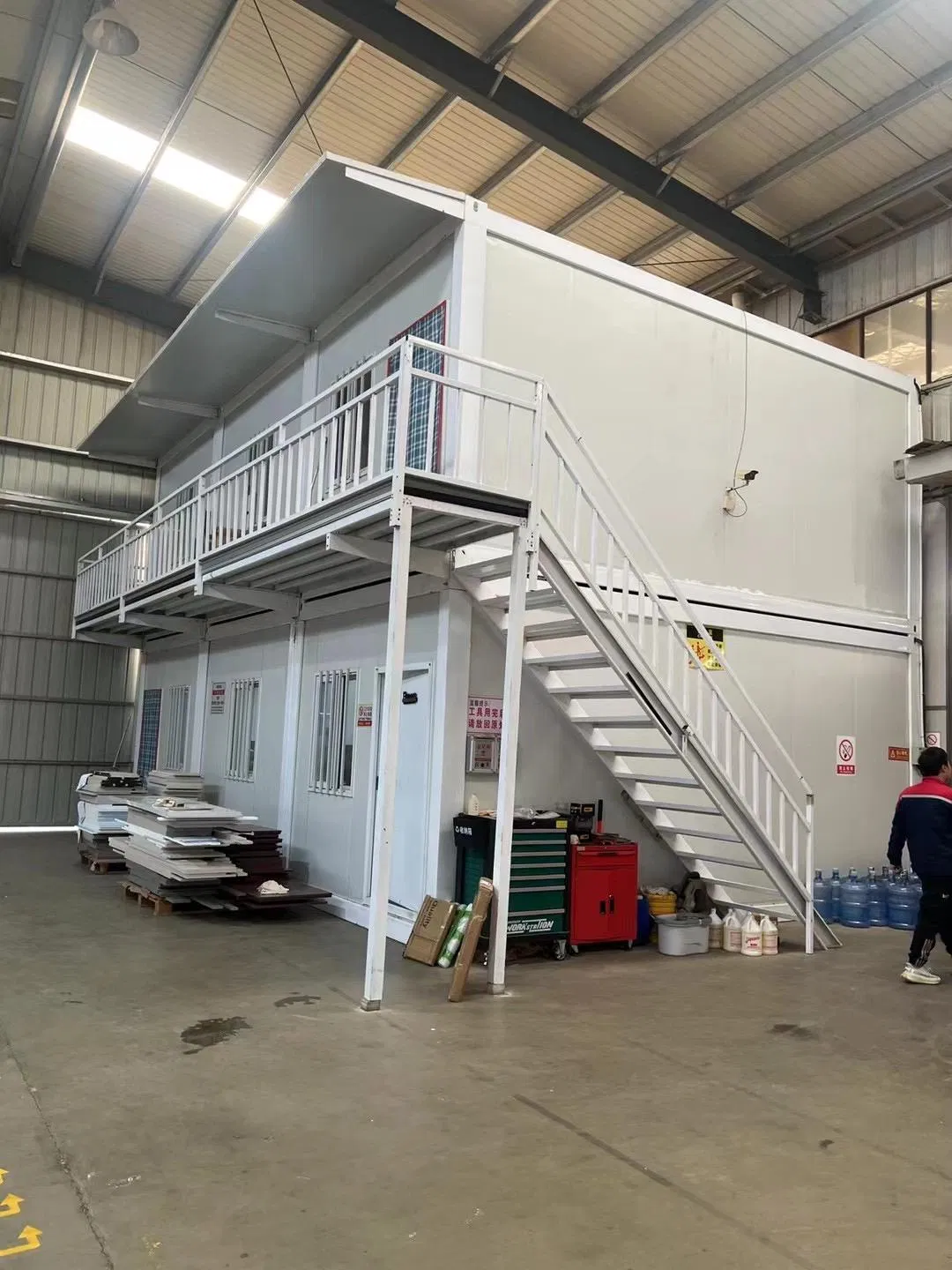 Module Prefabricated 2 Floor Prefab Light Steel Shipping Container Building House