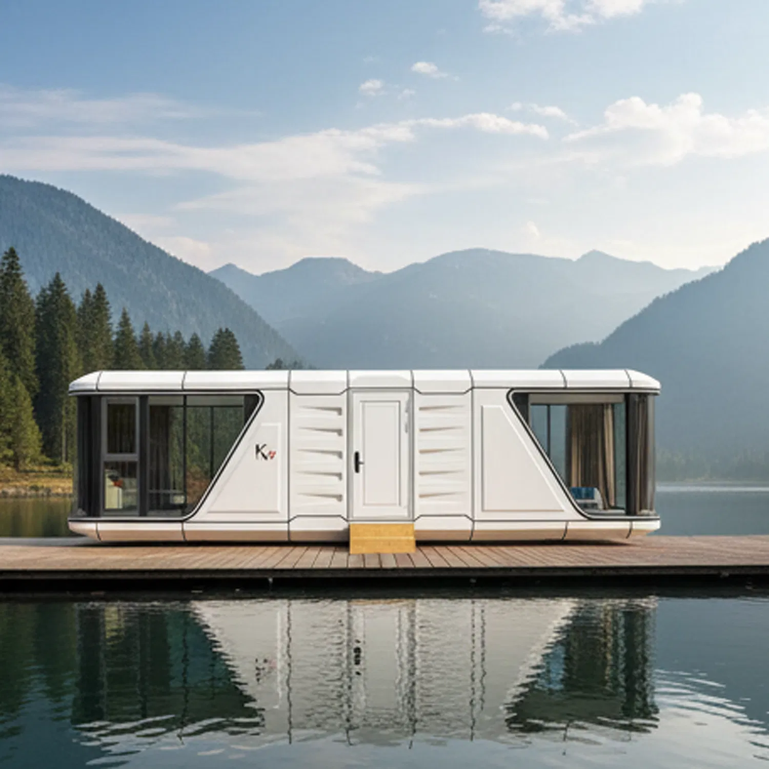 Modular Home House Casa Movable Prefabricated Tiny Luxury Pod Space Capsule Hotel Mini Prefab Living Smart Apple Mobile Cabin Container Vila House for Sale