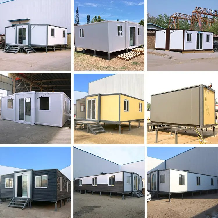 Low Cost Best Portable Expandable Folding Foldable Prefab Prefabricated Shipping Container Office Kit Hotel Home House for Sale