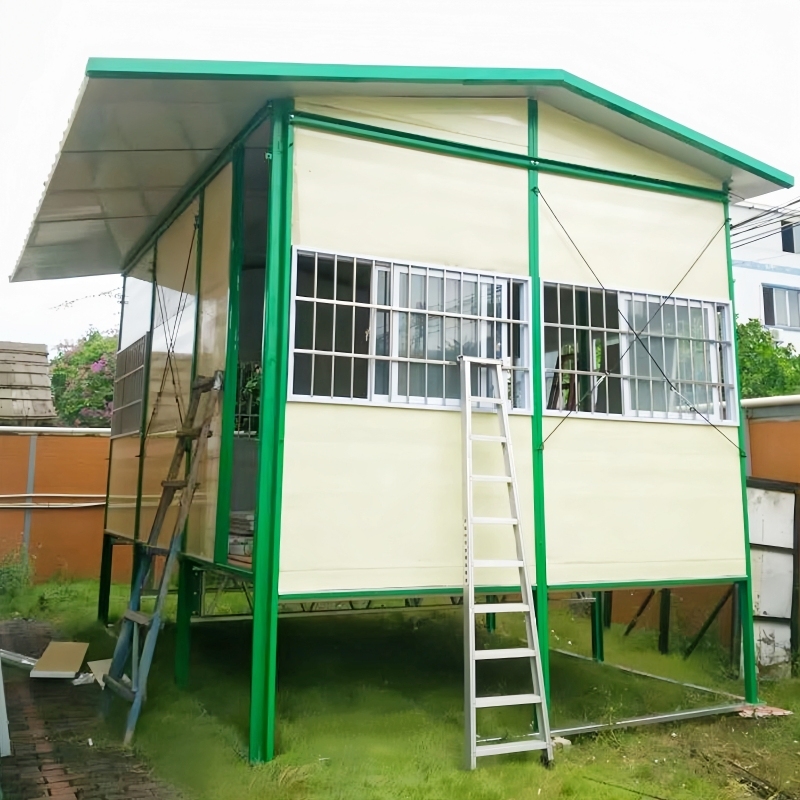 EPS Sandwich Panel Prefab Warehouse Steel Structure K/T Prefabricated House Metal Building