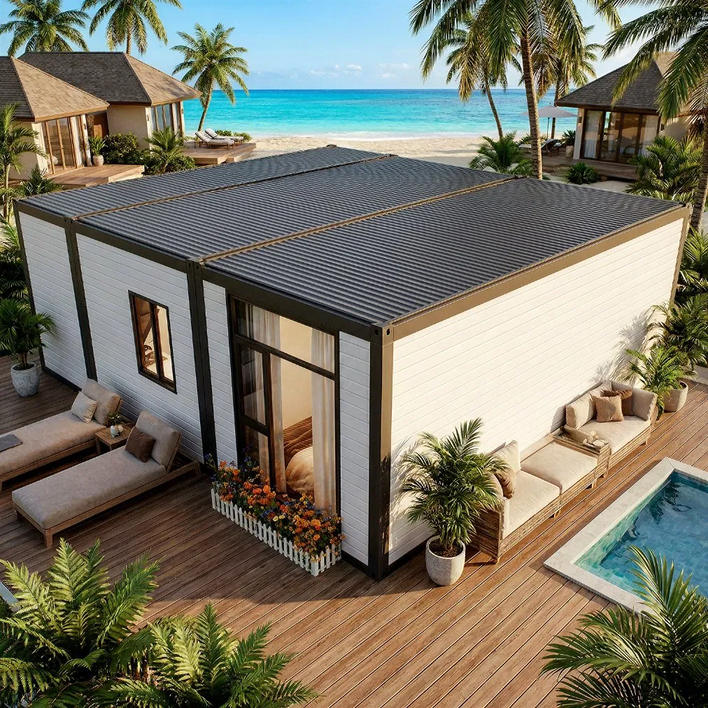 Waterproof Casa Prefabricada Modular Container Mobile Home Tiny Prefabricated House