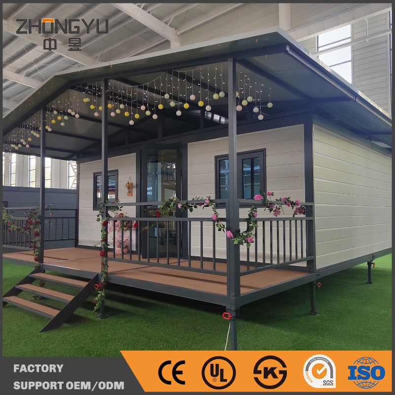 20FT Expandable Container Office &amp; Home Luxury Prefabricated Mobile Unit with Modular Design