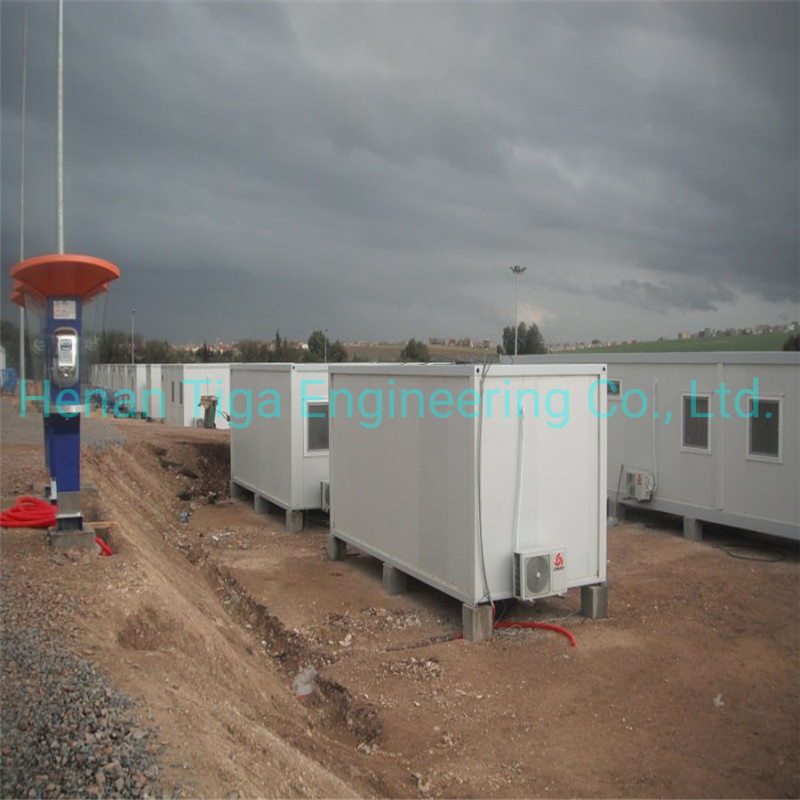 20FT Fireproof Sandwich Panel Prefabricated Campsite Modular House Accommodation Container