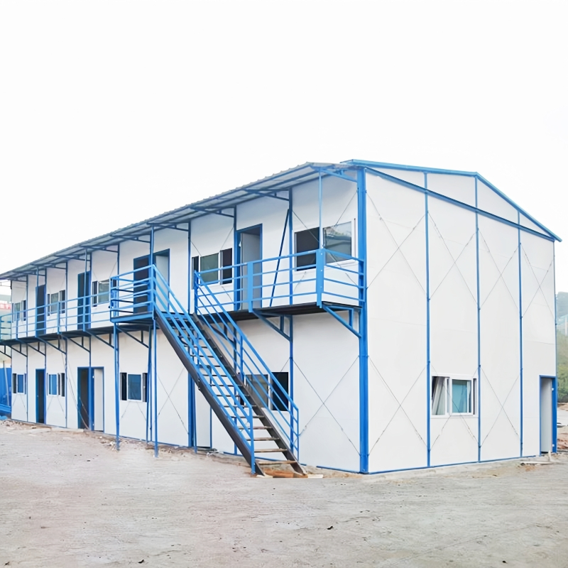 EPS Sandwich Panel Prefab Warehouse Steel Structure K/T Prefabricated House Metal Building