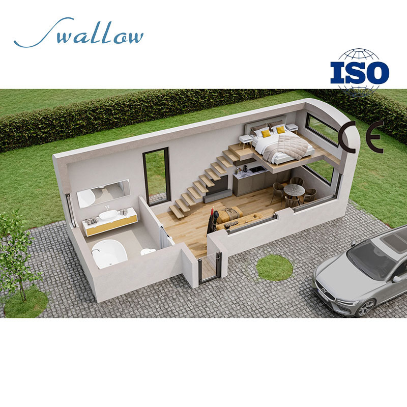 Factory Affordable Earthquake Proof EPS Sandwich Panel Prefab Container Homes Prefabricated Modern Low Cost Folding Houses