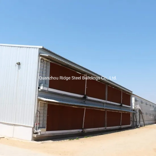 Automatic Prefab/Prefabricated Steel Structure Chicken Poultry House