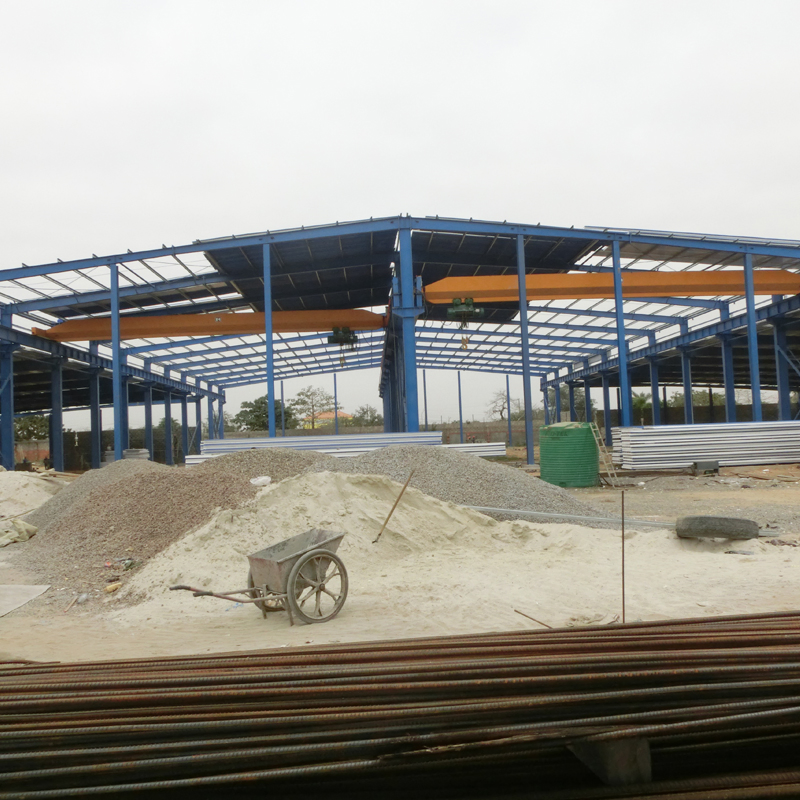 Steel Structure Factory Prefabricated Warehouse, Workshop Q345b/Q235B