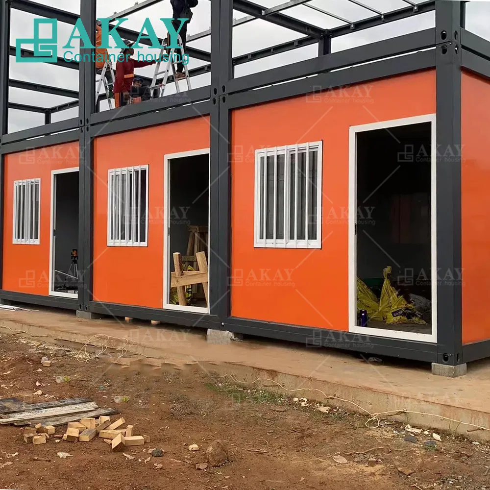 Modern Thailand Project Prefab Homes Modular Prefabricated House Fast Install Double Storey Dormitory Detachable Container House